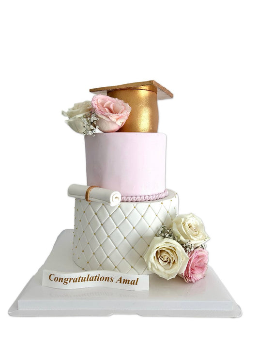 Graduation - Pink & White