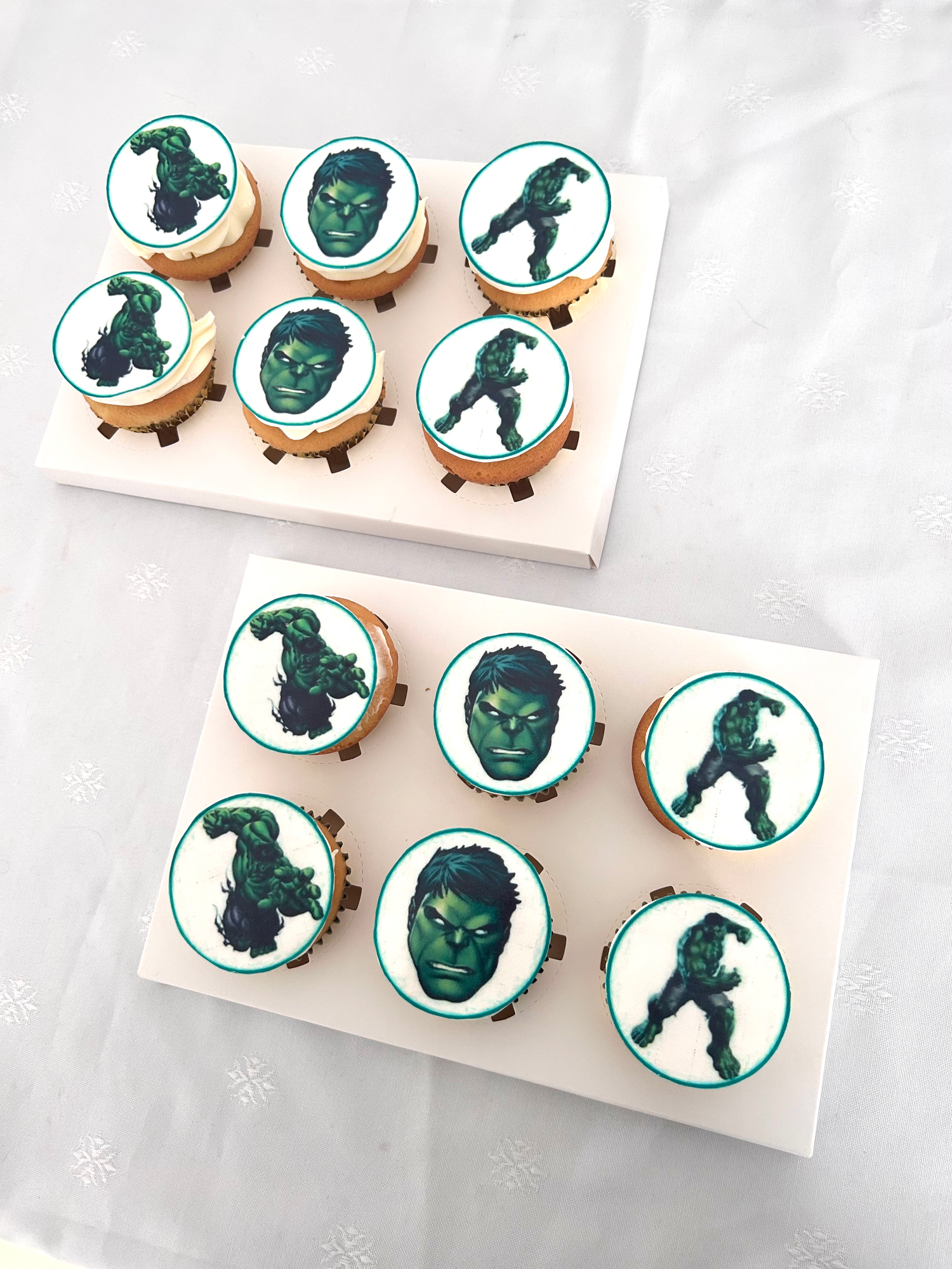 Hulk Cupcakes