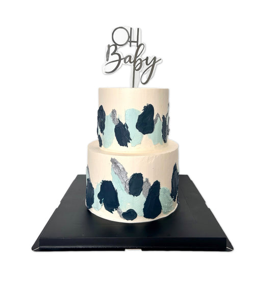 Baby Shower - Blue and Silver