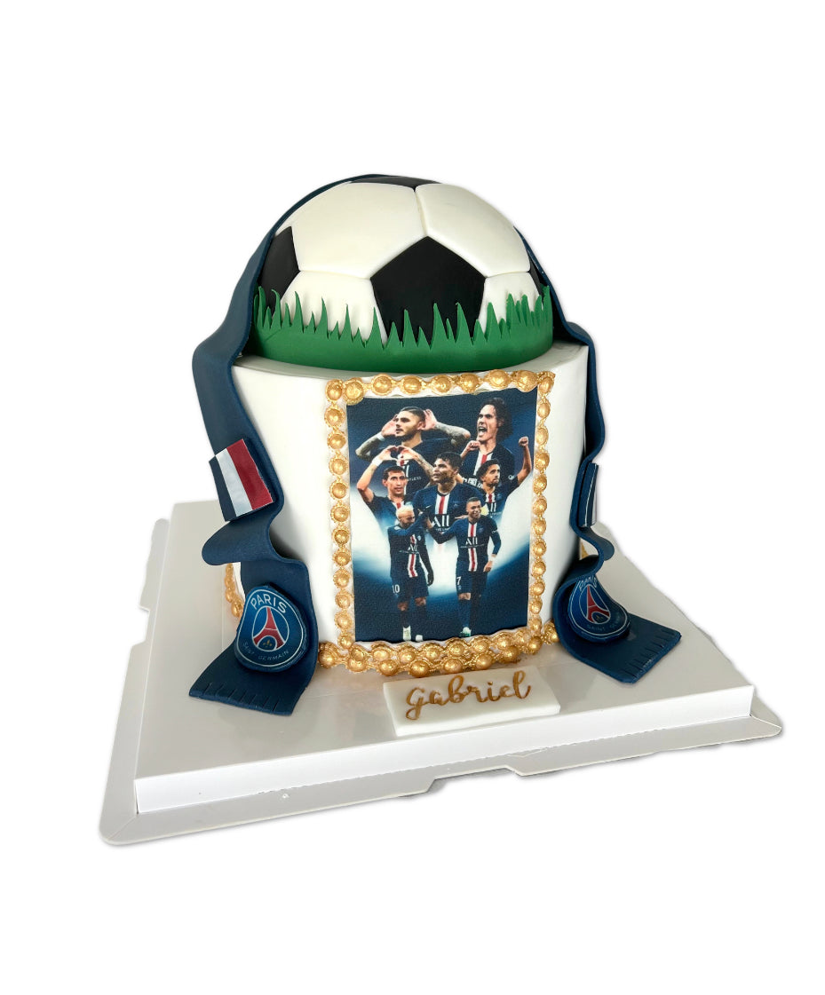 PSG Football Cake