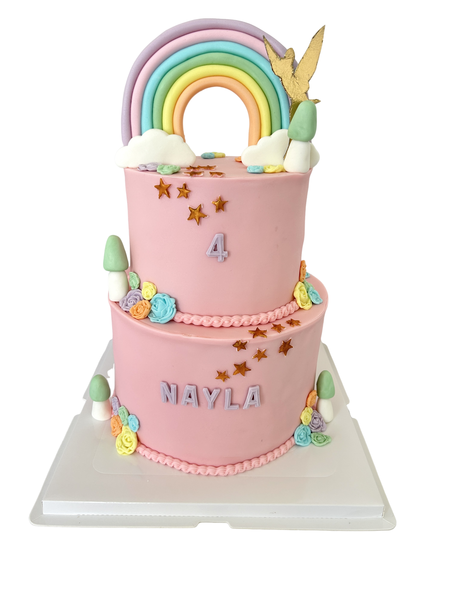 Girly Rainbow Cake